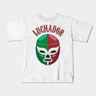 Luchador - mexican masked wrestler Kids T-Shirt